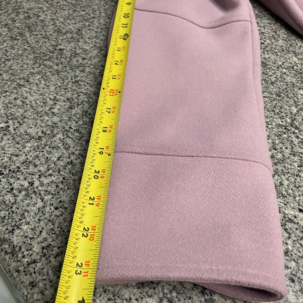VELVET HEARTS Womens Lavender Oversized Peacoat Soft minimalist Boho Lagenlook M - Picture 15 of 16
